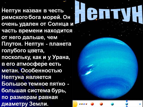 Планета нептун. фото. спутники. масса. видео.