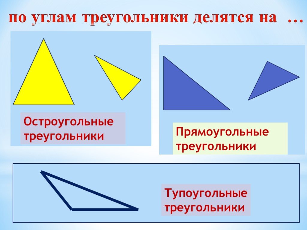 Выбери все остроугольные треугольники 1. Прямоугольный и тупоугольный треугольник. Остроугольный треугольник. Равнобедренный тупоугольный треугольник. Углы остроугольного треугольника.