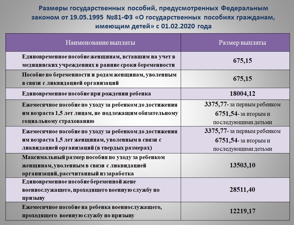 Виды социальных выплат, размеры, кому положены и как получить :: businessman.ru