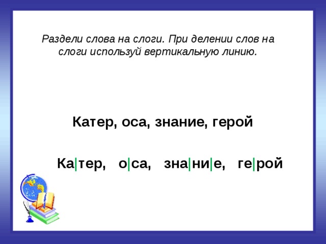 Что такое слог, какие есть их виды, как делить слова на слоги :: syl.ru
