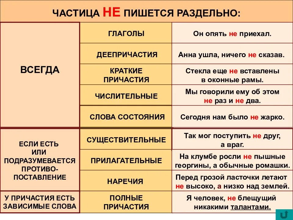 Какие бывают частицы в русском языке