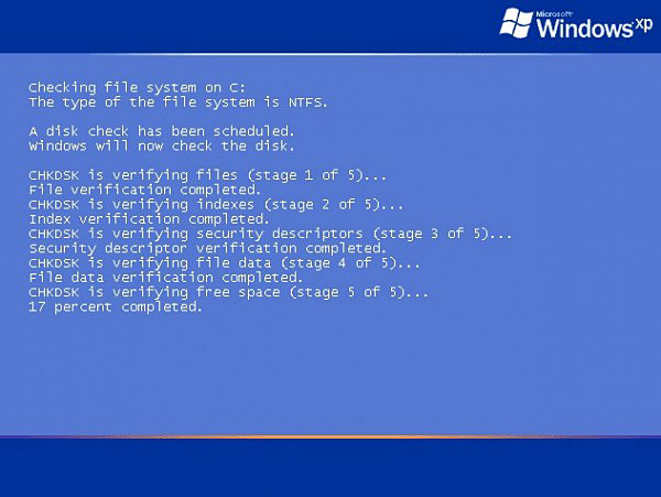 How to fix “scanning and repairing drive” error in windows 10
