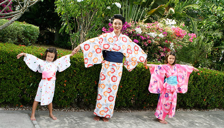 Традиционное японское платье-кимоно, как часть философии