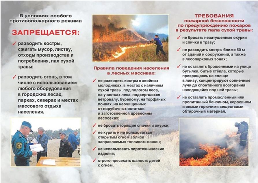 Ix противопожарный и особый противопожарный режимы
