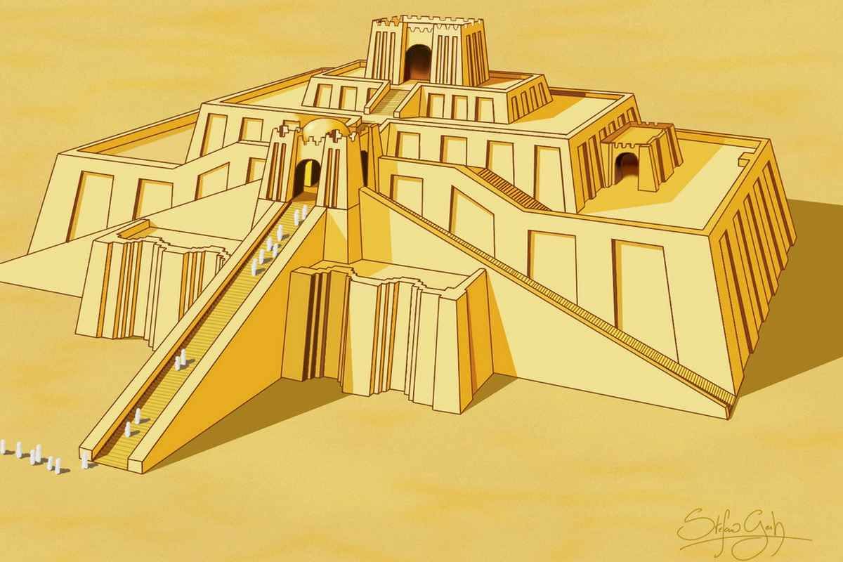 Месопотамский зиккурат в городе уре – дорога в небо - чудеса света