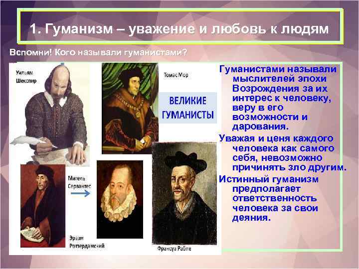 Что такое гуманизм? от эпохи возрождения до российского права