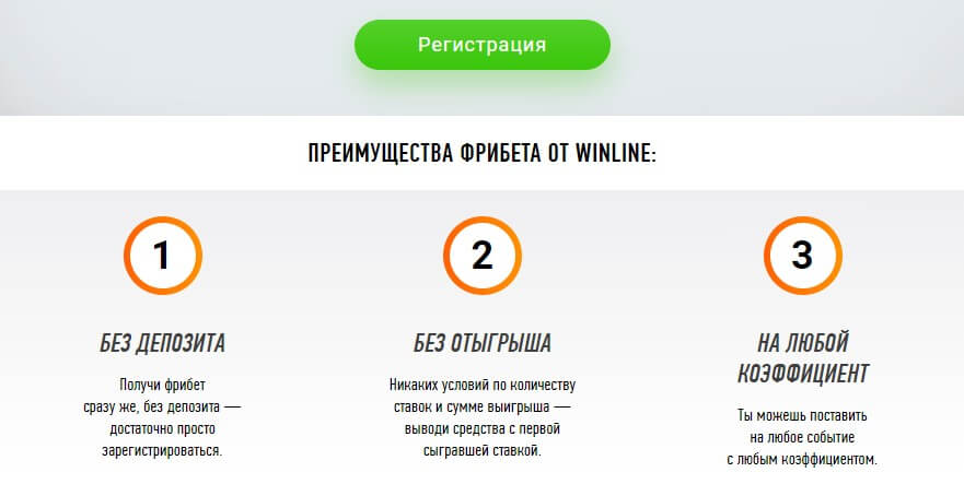 Winline условия фрибета