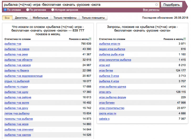 Низкочастотный запрос