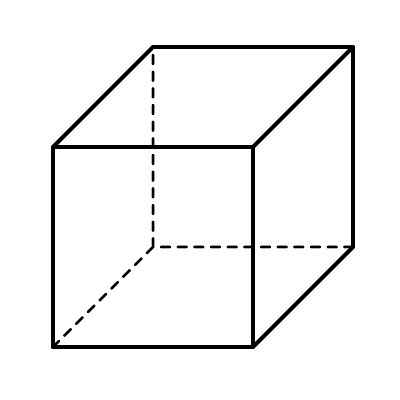 Как найти площадь поверхности куба?