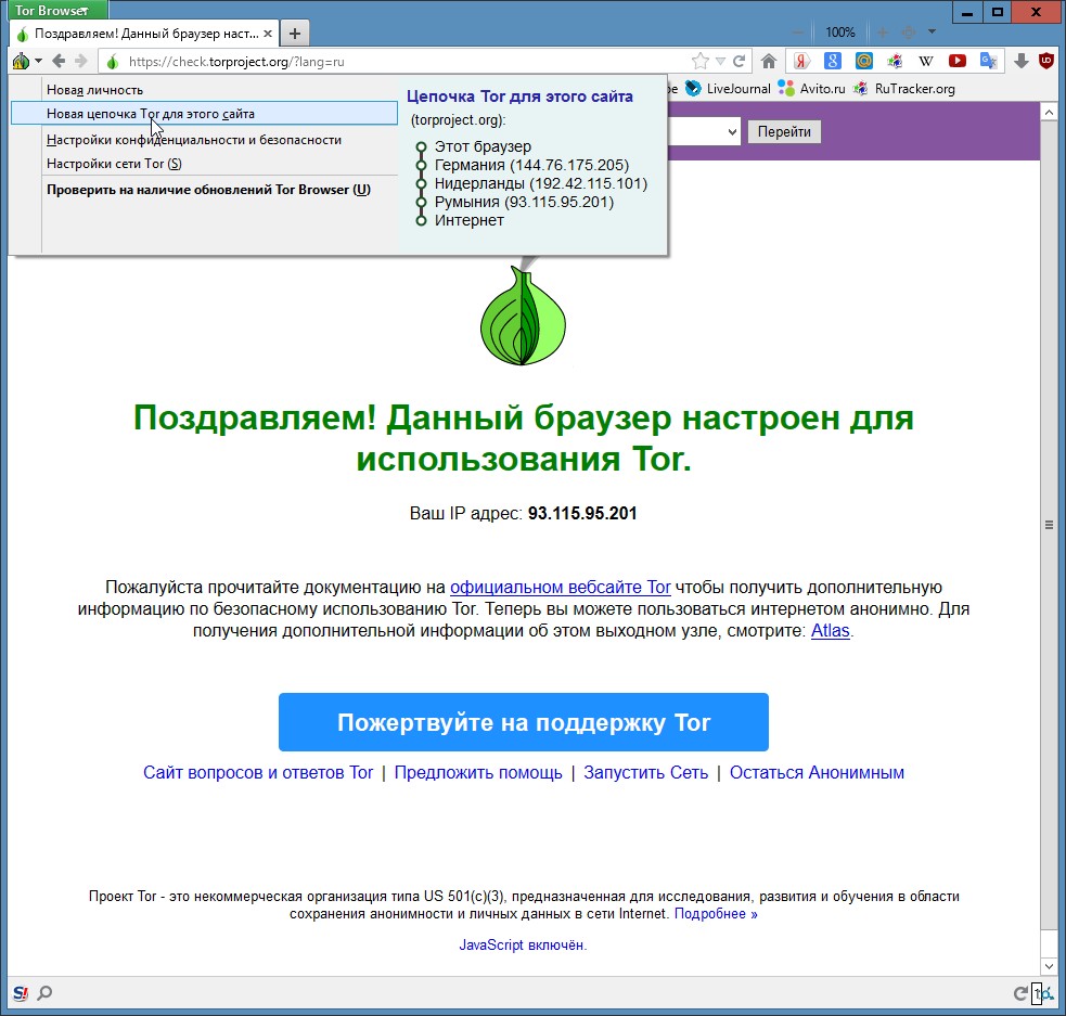 запрещен ли тор браузер в россии